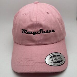Pink Blazy Susan Hat Cap Strap Back Adjustable Fits Most